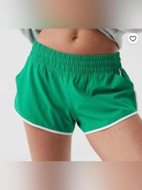 Offline by Aerie Hot Stuff Low Rise Shorts Green White Piping Size XS